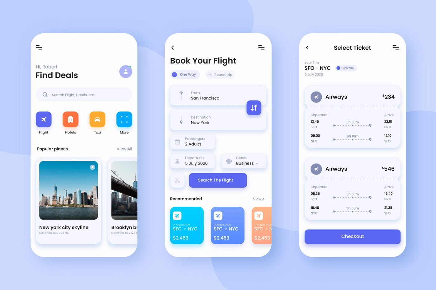 A UI/UX design workspace with interface elements on a laptop